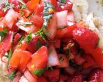 Two Strawberry Salsas